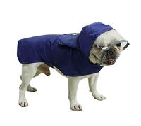 Yanmis Sac de Rangement Respirant et Léger pour Poncho de Pluie pour Chien, Manteau de Pluie pour Animaux de Compagnie Inclus pour Voyager, Bleu Jaune XS-XXXL (Blue #67)