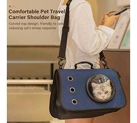 Yanmis Sac de Transport pour Chat approuvé par Les Compagnies Aériennes, Sac à Bandoulière Confortable pour Chats de Moins de 13 Kg, Double Entrée et Sortie pour et Petits Chiens D'intérieur, de