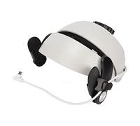 Yanmis Sangle de Tête VR avec Batterie de 5 300 MAh pour 2, Bandeau Réglable en éponge ABS, Remplacement de Sangle Ergonomique avec Design Respirant pour Une Immersion de Jeu Améliorée (Type de