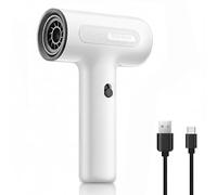 Yanmis Sèche-cheveux sans Fil, Batterie 2000 MAh, Moteur sans Balais 500 W, Sèche-cheveux Rechargeable par USB pour un Séchage Rapide des Peintures ou des (WHITE)