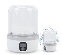 Yanmis Sous-vêtements Washers, Petite Machine à Laver Portable, 2 Modes Ajustement, Machine à Laver sans Fil Rechargeable USB pour Chaussettes en Profondeur, Sous-vêtements,