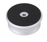 Yanmis Stabilisateur de Poids pour Disque, Pince pour Platine Vinyle, Accessoire pour Tourne-Disque avec Tampon de Protection pour Une Meilleure clarté Sonore et Un Amortissement des (Silver)