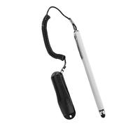 Yanmis Stylet pour écran Tactile, Stylet Sensible avec Pointe en Silicone de Haute qualité pour Tablettes, Smartphones, Ordinateurs Portables, écriture et Dessin Précis, Design Léger en (White)