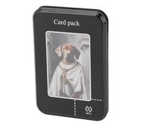 Yanmis Support de Portefeuille Magnétique avec écran Smart Ink de 3,52 Pouces, Support de Carte Magnétique Puissant, Projection Arrière de Photo NFC, 3 Modes de Visualisation, Portefeuille de