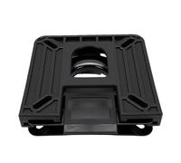 Yanmis Support de Siège Pivotant pour Siège de Bateau, Rotation à 360°, Support de Robuste à Déconnexion Rapide pour Ponton canoë Jon Boat, Base de Marine Universelle de 5x5 Pouces, Revêtement Noir
