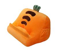 Yanmis Support de Tablette d'oreiller, Support de Tablette en Peluche Douce avec 2 Poches élastiques et Compartiment de Rangement, pour Téléphone, Enfants, Devoirs, Regarder des (