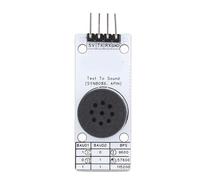 Yanmis SYN8086 Module Vocal TTS Synthèse Vocale Chinoise UART Comm Texte vers Carte Son 10 Niveaux de Volume 30 Niveaux de Vitesse de Parole pour la Présence d'un Terminal de Véhicule Extérieur