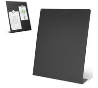 Yanmis Tableau Magnétique - Noir, 27,9 X 21,6 X 6,1 Cm, Tableau D'affichage Magnétique en Métal pour Table, Présentoir de Mémos pour la Maison, L'école, la Cuisine, le Bureau