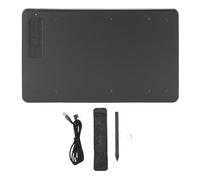 Yanmis Tablette de Dessin Graphiques, Tablette d'art Numérique de 10 X 6 Pouces avec Stylo à Pression de Niveau 8192, 12 Touches Hot, Coussin de Dessin pour Gagner 7/8 / 8.1/10, pour