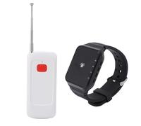 Yanmis Téléavertisseur sans Fil pour Soignant, Système D'appel Intelligent avec Technologie sans Fil RF, Conception de Montre-Bracelet, Longue Veille, Appairage Flexible pour Restaurant