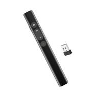 Yanmis Télécommande de Présentation Clicker, Présentateur sans Fil Rechargeable par USB pour Télécommande de Présentation PowerPoint, RF 2,4 GHz Slide Advance pour iOS et Wins, Prise en