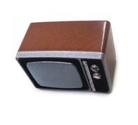 Yanmis Télévision Miniature Rétro pour Maison de Poupée à L'échelle 1:12,