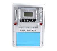 Yanmis Tirelire ATM Interactive Vocale pour Enfants, Banque d'argent électronique à Comptage Numérique avec Protection par Mot de Passe, Jouet d'épargne Intelligent avec Récompenses Sonores,