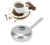 Yanmis Torréfacteur Manuel Portatif de café, Torréfacteur de Grain de Manivelle D'acier Inoxydable avec le Filtre à Mailles Fines pour la Cuisson de Noix et de Haricots de café Ex