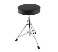 Yanmis Trône de Batterie Robuste à Simple Embase avec Rembourrage Confortable pour Les Joueurs de Batterie Adultes, Batteurs de Jazz