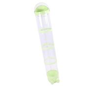Yanmis Tube de Rangement de Poupée Adorable avec Un Espace Spacieux pour L'organisation de la Chambre à Coucher, Organisateur de Jouets Transparent pour Enfants, Matière Plastique (Green)