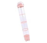 Yanmis Tube de Rangement de Poupée Adorable avec Un Espace Spacieux pour L'organisation de la Chambre à Coucher, Organisateur de Jouets Transparent pour Enfants, Matière Plastique (Pink)