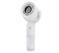 Yanmis Ventilateur de Brumisation Portable, 500 MAh Rechargeable par USB, Ventilateur Turbo de Refroidissement Portable à 3 Vitesses avec Buse de Brume vers le Haut pour les Voyages en