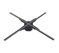 Yanmis Ventilateur Hologramme 3D, Résolution 17,7 Pouces 530 HD LED 2000 X 1060, Contrôle par Application WiFi, Vaste Bibliothèque Vidéo 3D Mise à Jour Gratuite, Ventilateur (Réglementation