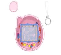 YANMONGI Coque pour connexion Tamagotchi avec cordon, coque de protection intégrale en polycarbonate antichoc avec machine de jeu virtuelle Tamagotchi Connection - Rose