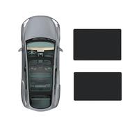 YannnnV12 Pare-Soleil de Toit pour Alfa Romeo Stanway 2017,Pare-Soleil Fendu pour Toit ouvrant Avant et arrière,Isolation Thermique,Type Fendu UV,C-Black Regular Style