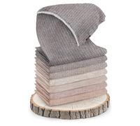 yanopurna Écharpe Cachemire Unisexe - 100% Laine Cachemire, 68x190 Cm, Écharpe Cachemire Tissée Main pour Femme et Homme Motif à Carreaux - Fabriquée au Népal