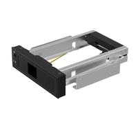 YANPINGJIA 1106SS Rack mobile échangeable à chaud pour compartiment interne de 3,5 pouces sans fond de panier rigide 5, 25 adaptateurs internes housse de protection