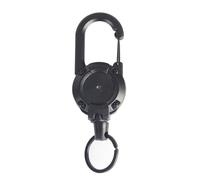 YANPINGJIA AntiLost Porte-clés rétractable léger avec cordon en acier Facile à utiliser avec clip Porte-clés léger