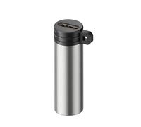 YANPINGJIA Briquet USB en métal sans batterie avec alimentation de type C, facile à transporter, pour l'extérieur, briquet USB miniature intelligent avec connecteur de type C surchauffe