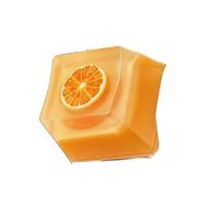 YANPINGJIA Capuchon de touche en résine de gelée de fraise rétroéclairé par l'arrière pour claviers mécaniques, tige croisée lisse et rétro-éclairage LED phosphorescent