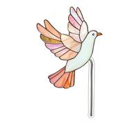 YANPINGJIA Insert acrylique pour plantes en pot, oiseau, décoration de bricolage, vitrail, décoration de jardin, décoration de maison, base de jardinière de table