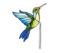 YANPINGJIA Insert acrylique pour plantes en pot, oiseau, décoration de bricolage, vitrail, décoration de jardin, décoration de maison, base de jardinière de table