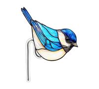 YANPINGJIA Insert acrylique pour plantes en pot, oiseau, décoration de bricolage, vitrail, décoration de jardin, décoration de maison, base de jardinière de table