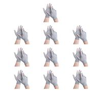YANPINGJIA Lot de 10 paires de gants multi-usages en coton avec pointes exposées pour améliorer l'interaction de l'appareil et gants en coton respirants pour les activités de plein air