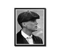 Yansang Peaky Blinders Thomas Shelby Smoking utilisé pour décoration de salle de bain, décoration murale, décoration d'intérieur, sans cadre, 20,3 x 25,4 cm, lot de 1 pièce