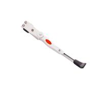 YANSHUYU BéQuilles pour VéLo 1/2pcs Bicycle Side Support Bicycle Rear Bracket Aluminum Alloy Kickstand Adjustable Length for 24-27.5 inch Mountain Bike Accessoire Velo(White-1pc)