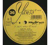 Yanso - That'S What I Need