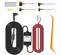 Yansoo Kit de câbles USB C pour caméra embarquée - 4 m - Câble dur USB C pour caméra embarquée - Fusible pour caméra embarquée - 12 V-24 V vers 5 V - Câble d'alimentation avec protection basse tension