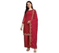 Yanustuti Salwar Kameez prêt à porter pour fête spéciale de l'Aïd indien ou pakistanais pour femme, rose, Medium