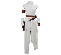 YANVS Rey Costume complet pour femme avec ceinture Rey Cosplay Costume d'Halloween