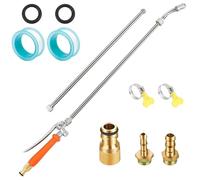 yanwuwa 3. Buse de tuyau extensible résistante à la corrosion et poignée antidérapante pour irrigation/entretien, poignée de verrouillage, pulvérisation de jardin