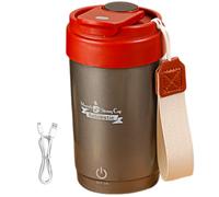 yanwuwa 316 Tasse de mélange à contrôle thermique 300 ml Design anti-fuites Passe au lave-vaisselle pour boissons de gym Nettoyage rapide Tasses intelligentes pour boissons chaudes