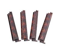 yanwuwa 4 pièces ABS Mahjong Tile Rack Pusher Tool 44,5 cm Taille standard pour intérieur et extérieur Combinaison Mahjong Accessoires