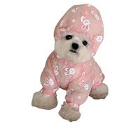 yanwuwa Artistic Chemise pour chien avec tissu mélangé confortable Taille | Pour différentes races, merveilleux pour les fêtes, jolie tenue de chiot, toute l'année, tissu lisse, body confortable
