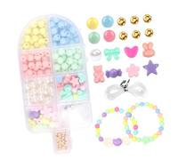 yanwuwa Assortiment de perles pastel avec organiseur de rangement
