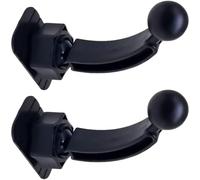 yanwuwa Base adhésive double 17 mm rotule support de téléphone adaptateur pour tableau de bord de voiture, bureau, stabilité sécurisée