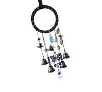 yanwuwa Bénédiction Décoration en cristal avec anneau en bois pour jardin et maison Création d'un son paisible et d'une humeur calme