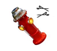yanwuwa Bouche d'eau lumineuse avec motifs de pieds lumineux pour utilisation en extérieur pour animaux de compagnie et mise à niveau paysagère, accessoire rétro tendance pour chien