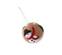 yanwuwa Boule décorative de Noël en feutre 9 cm avec boucle de détail