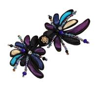 yanwuwa Bouton Noeud Chinois Perles Strass Forme Florale D
